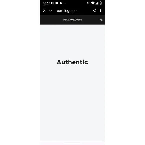 Authentic Emporio Armani  Unisex Wool Blend‎ Scarf Black And White - Picture 7 of 7